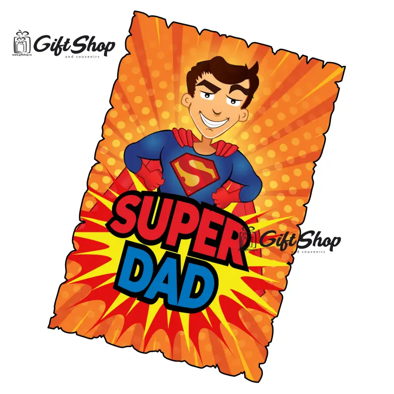 Super dad, magnet frigider mgs087